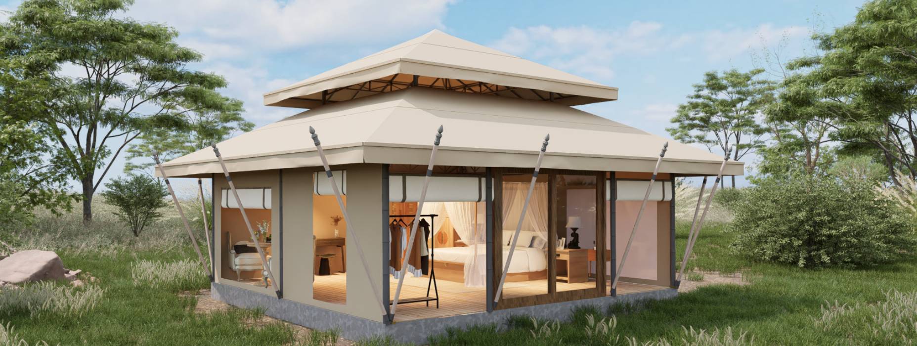 巴马户外野奢帐篷